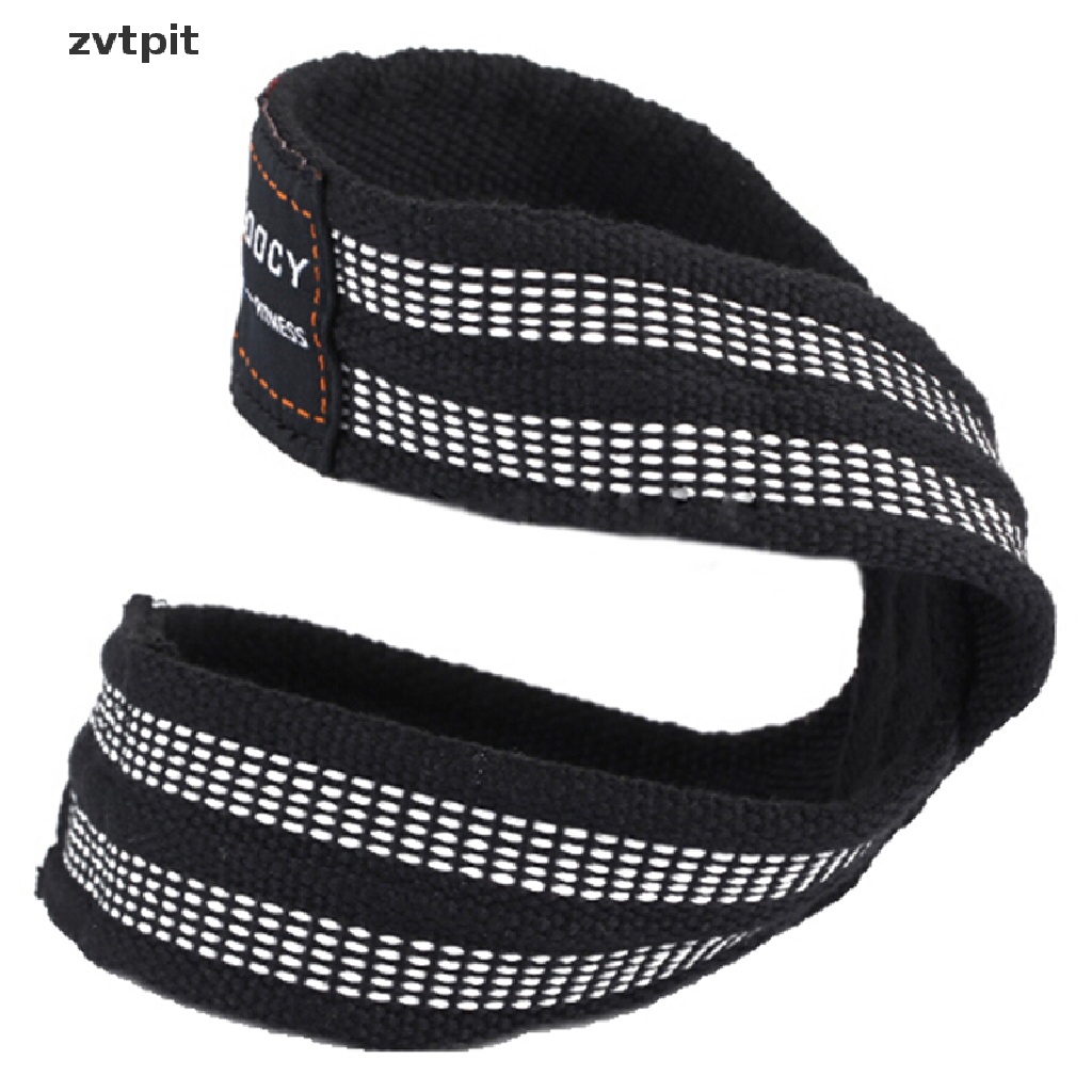 [ZVPT] 1Pair Figure 8 Straps for Deadlift Weight Lifting Shrugs Heavy Duty Grip Band DSF