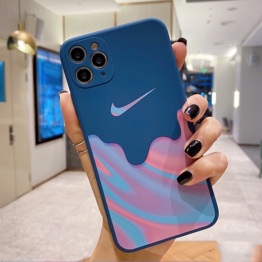 Ốp Lưng Iphone Cạnh Vuông Nike Cá Tính 6/6plus/6s/6splus/7/7plus/8/8plus/x/xr/xs/11/12/pro/max/plus/promax-  Sen Case