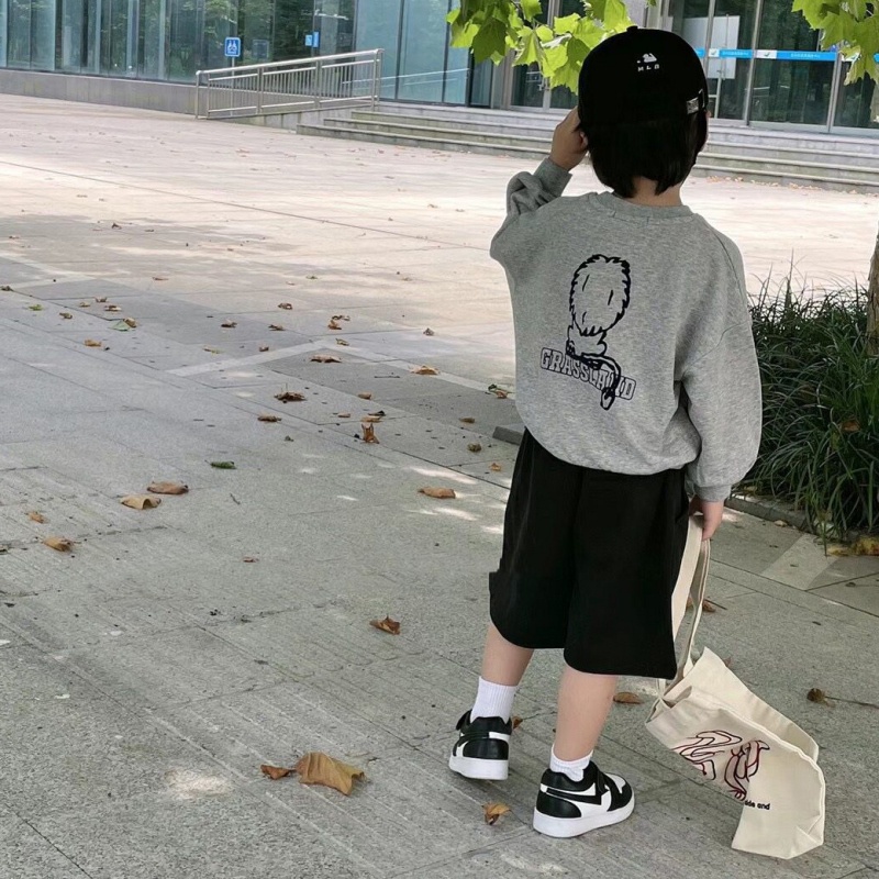 Áo hoodie mềm mại hoạ tiết hoạt hình dễ thương dành cho bé