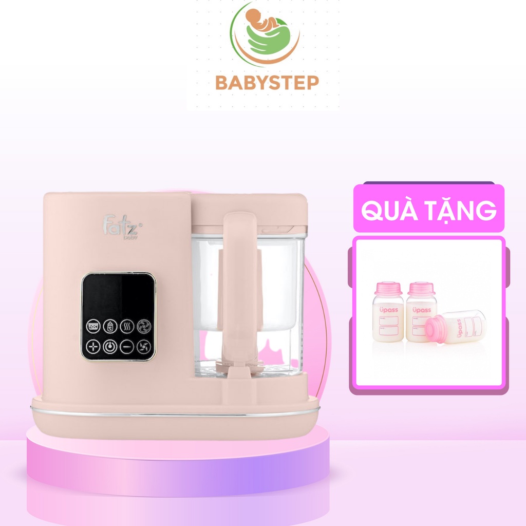 Máy xay hấp chế biến thức ăn dặm cho bé điện tử đa năng Fatz Baby AUTO 3 FB9617KM