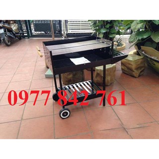 Bếp nướng than hoa sân vườn, ngoài trời, bếp nướng dã ngoại Acter tree kc350 khung thép