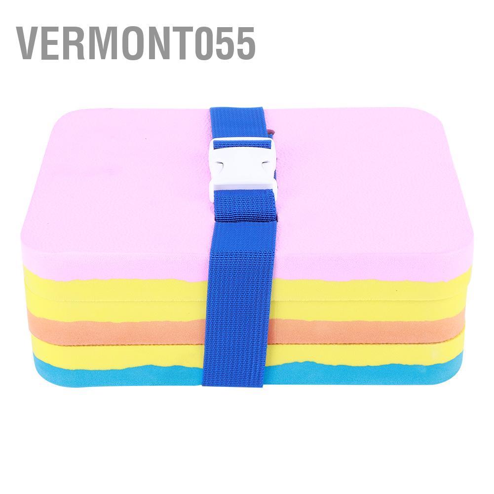 Vermont055 Bơi ván nổi Trở lại Kickboard Hồ bơi Hỗ trợ đào tạo an toàn cho trẻ em Người lớn