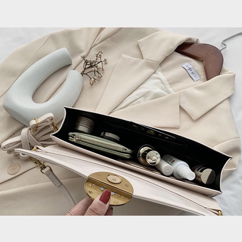 Túi đeo vai IELGY có khóa cài nam châm thời trang cho nữ