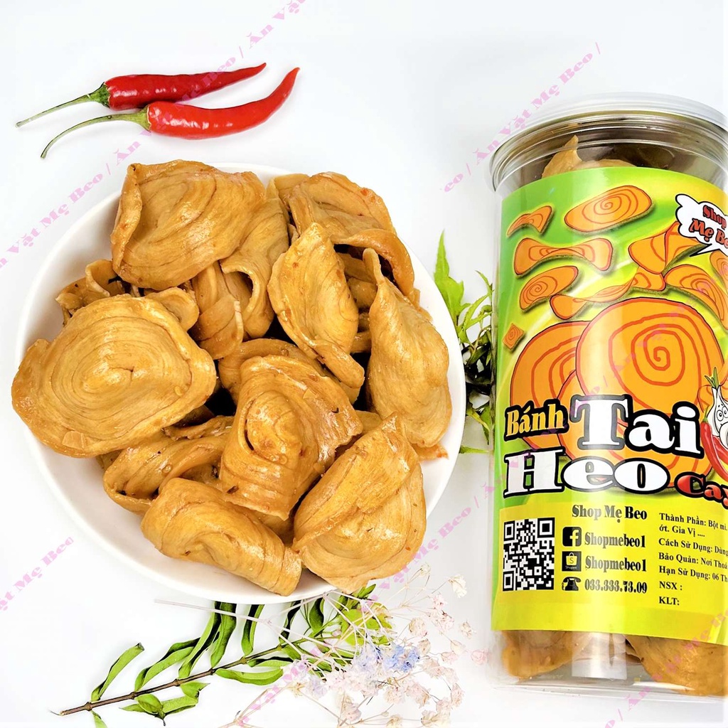 Bánh tai heo mắm ớt 500gr cực ngon