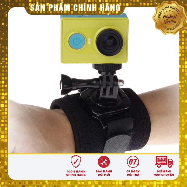 [Sale] Dây đeo cổ tay xoay 360 độ cho camera hành trình gopro sjcam, eken, xiaomi, 4k wifi, action camera . .