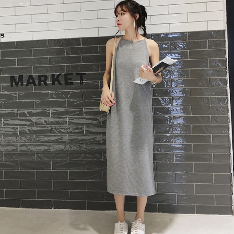 Đầm không tay kiểu dáng đơn giản dành cho nữ | BigBuy360 - bigbuy360.vn