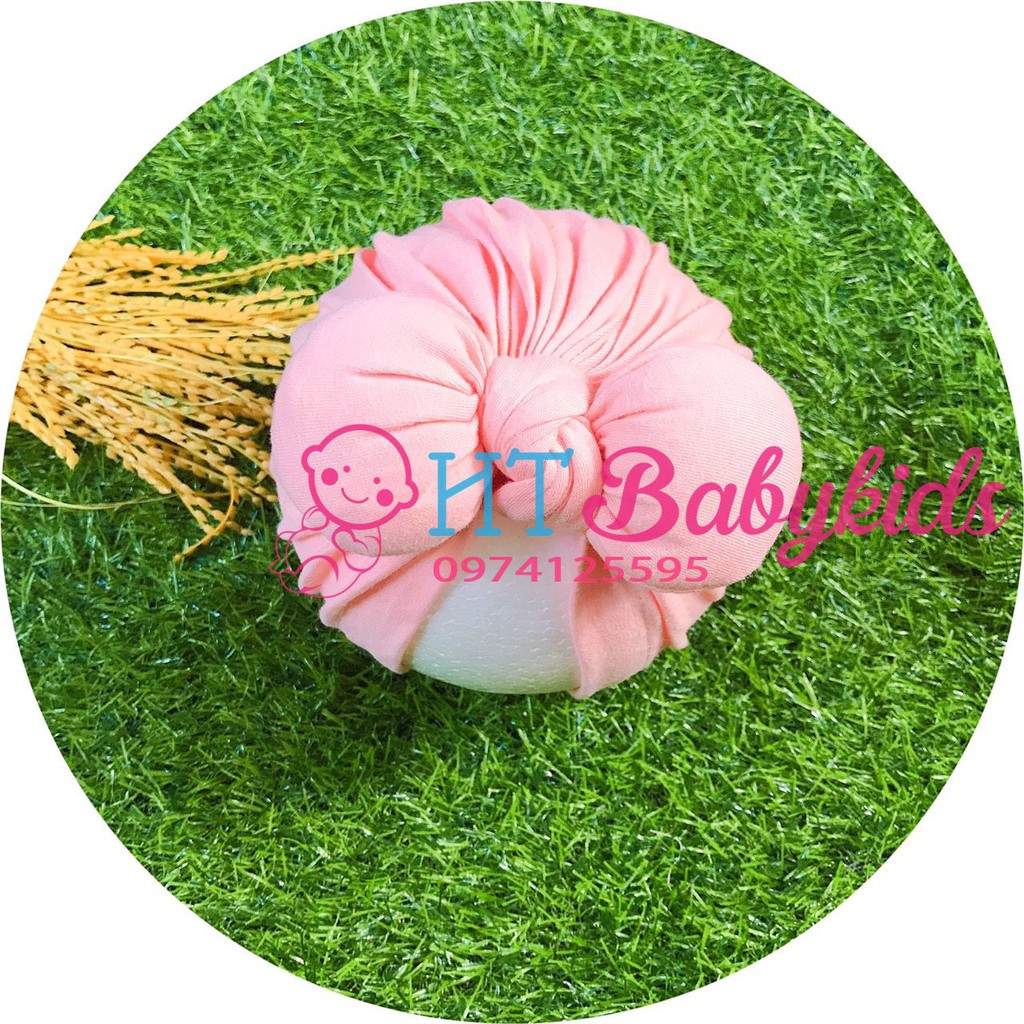 TUBAN ⚡️FREESHIP⚡️ Mũ Tuban Nơ Tròn Siêu Đáng Yêu Cho Bé Gái