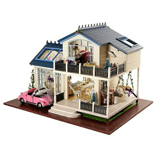 Mô hình nhà gỗ búp bê dollhouse DIY – A032 Provence