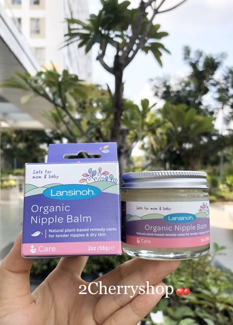 Kem nứt ty Lansinoh Organic Balm 56g