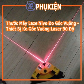 PK232 - Thước Máy Laze Nivo Đo Góc Vuông - Thiết Bị Ke Góc Vuông Laser 90 Độ (P196)
