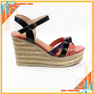 Giày đế xuồng - dép xuồng đế cao HT.NEO (2) da bóng cực sang, kiểu dáng sang chảnh đế xuồng SDN76