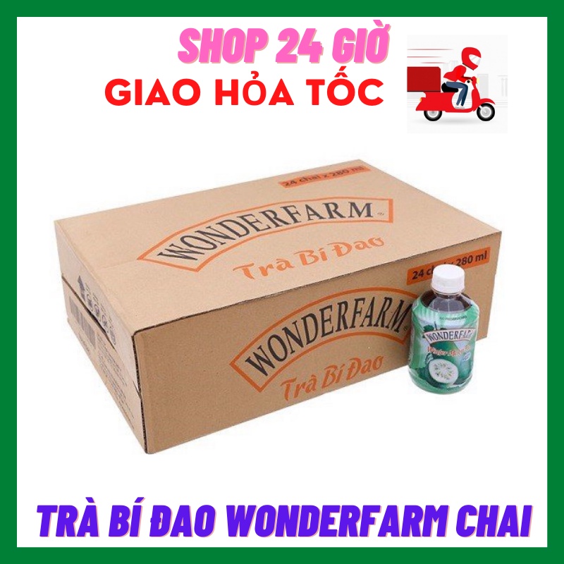 Thùng Trà Bí Đao Chai Wonderfarm
