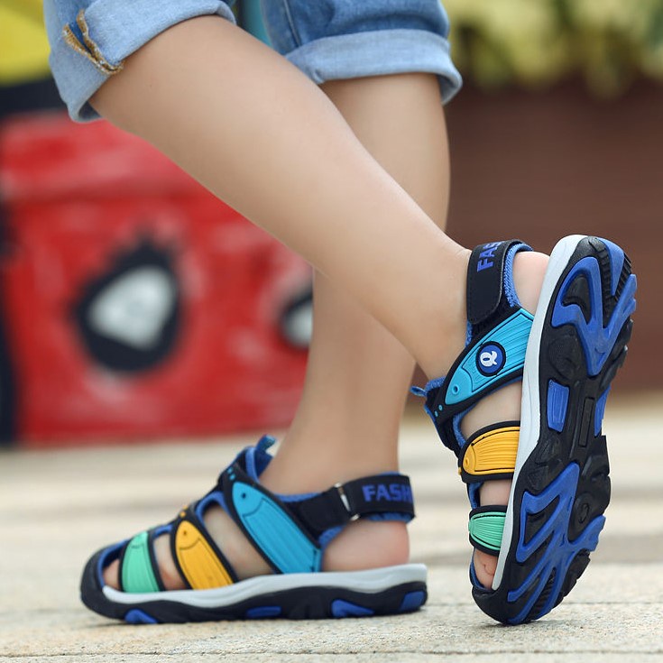 Giày Sandal Cho Bé Trai [ GIẢM GIÁ ] Giày Sandal Bé Trai mang êm chân