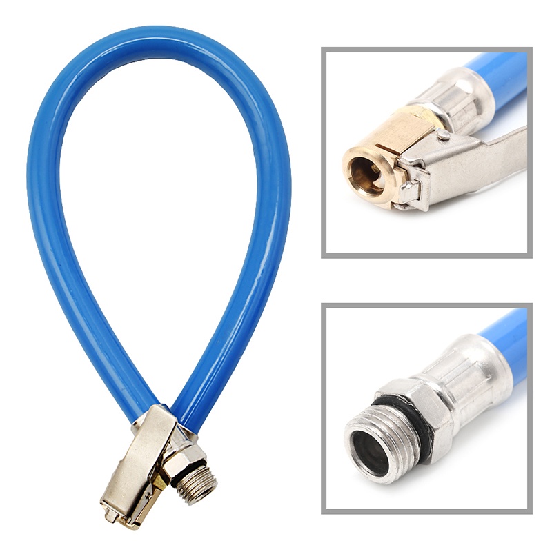 1 Ống Bơm Hơi Xe Hơi Bằng Cao Su Khóa Kẹp Tự Khóa Tiện Dụng