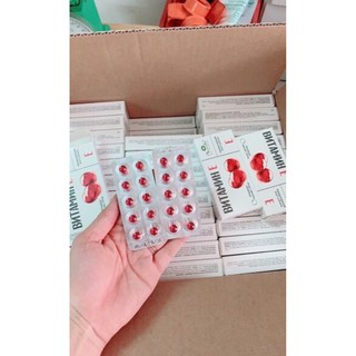 Vitamin E đỏ Nga Meligen Hộp 20viên