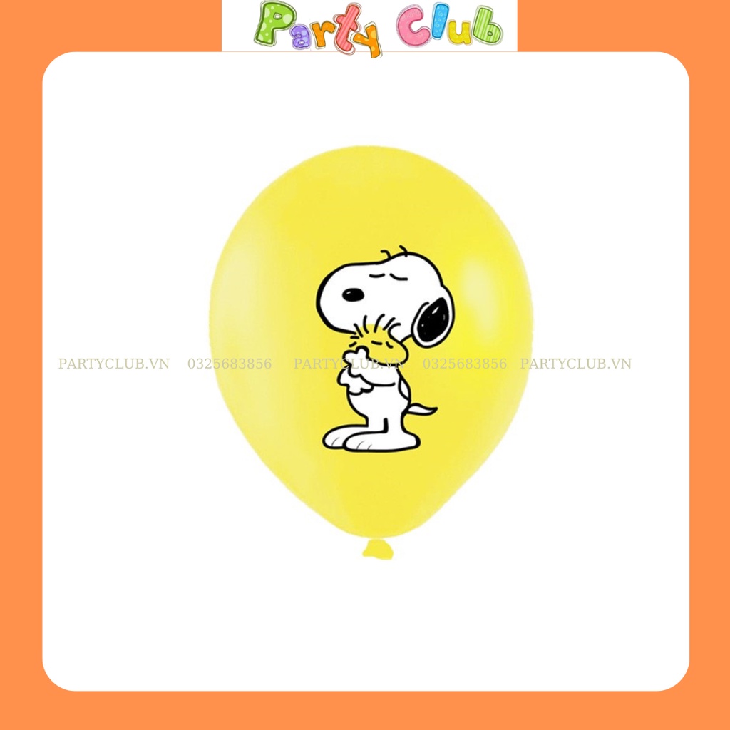 Bong bóng bay in hình chó trang trí sinh nhật cho bé