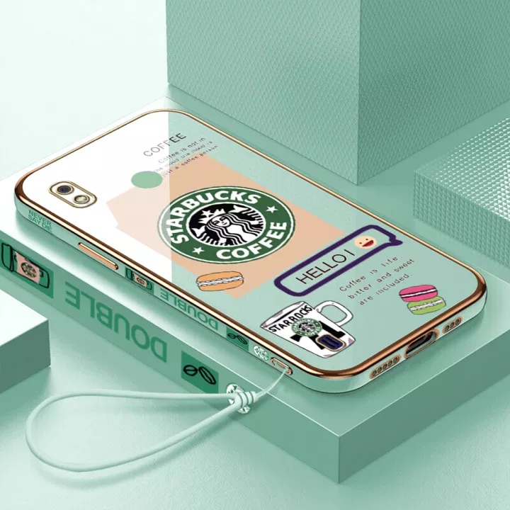 Ốp Điện Thoại Dẻo Họa Tiết Logo Starbucks Sang Trọng Cho Samsung A10 A10S A11 A12 A13 A31 A30 A20 A10
