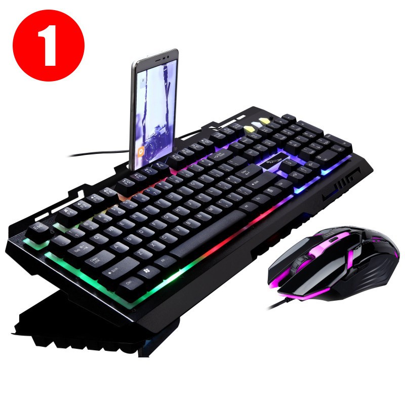 Bộ Chuột và Bàn Phím Có Dây G700 Đèn Led 7 Màu Chuyên Game | WebRaoVat - webraovat.net.vn