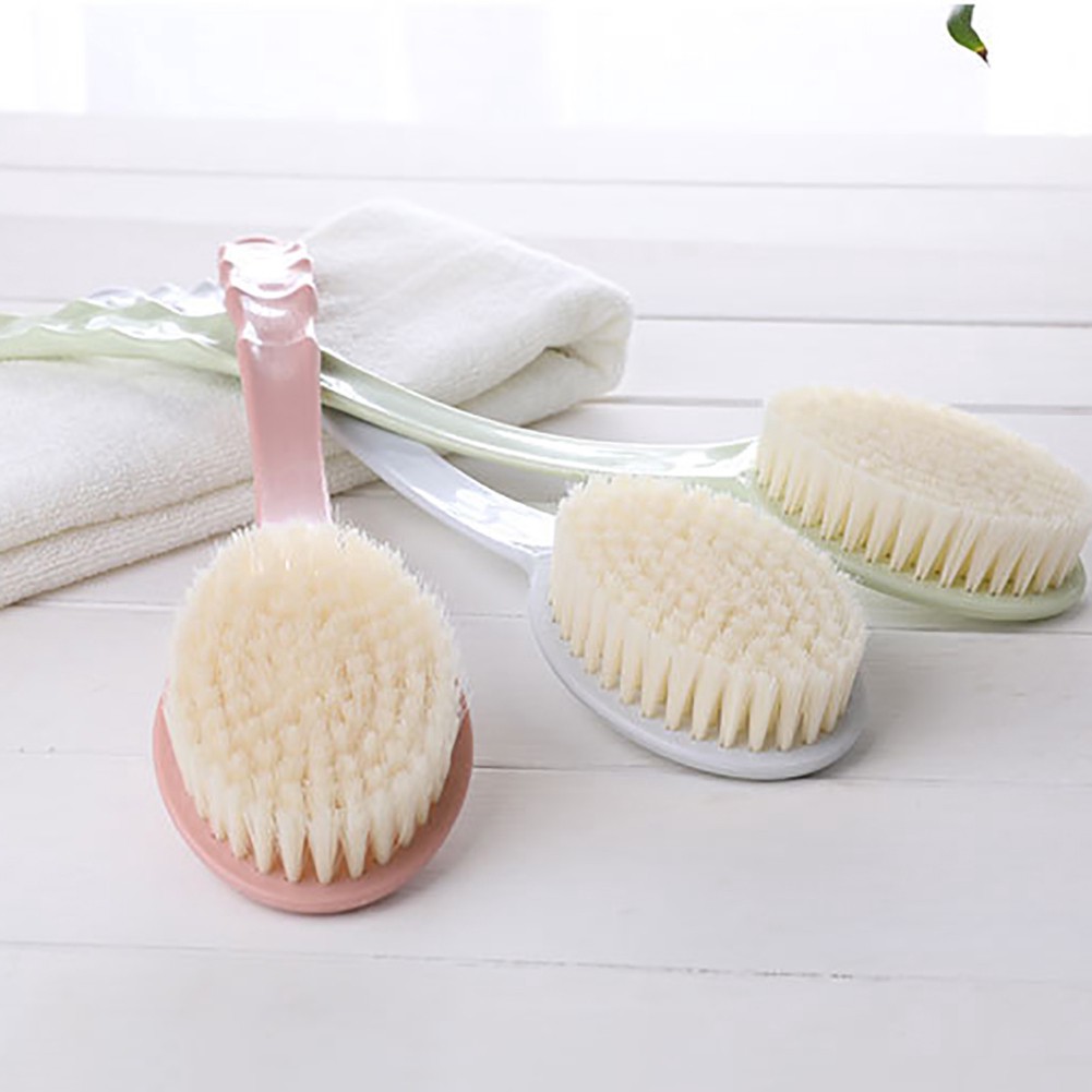 Long Handle Bath Shower Brush Body Back Exfoliating Scrubber for Home Bathroom T16