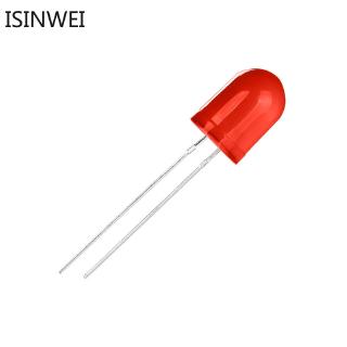Led 10MM chân dài các màu đỏ, xanh lá, xanh dương, vàng, Trắng