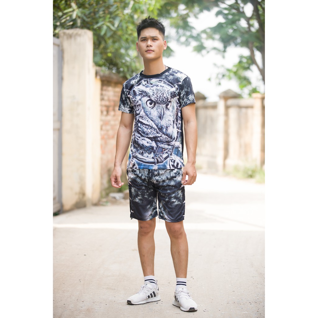 [Sale Hàng Hè]Free ship đơn hàng từ 99k : Set Quần Áo Thể Thao hình con cú ( ảnh thật shop tự chụp ) | BigBuy360 - bigbuy360.vn