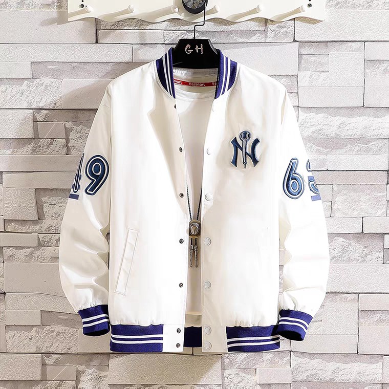 ÁO KHOÁC BOMBER NAM NỮ VẢI MERO CAO CẤP PHONG CÁCH BÓNG CHÀY THỜI TRANG LOGO THÊU 19-63 NGẦU HÓT TREND ĐỦ SIZE MỚI NHẤT