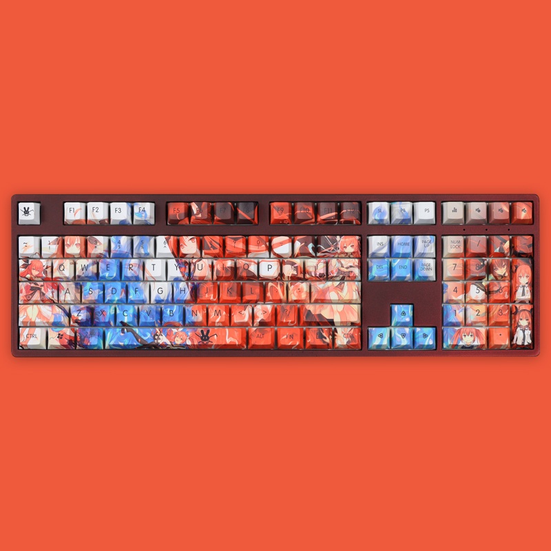 Kotori Itsuka Keycap Cherry Profile DATE A LIVE Theme Anime PBT Dye Sub Bàn phím cơ học Keycap