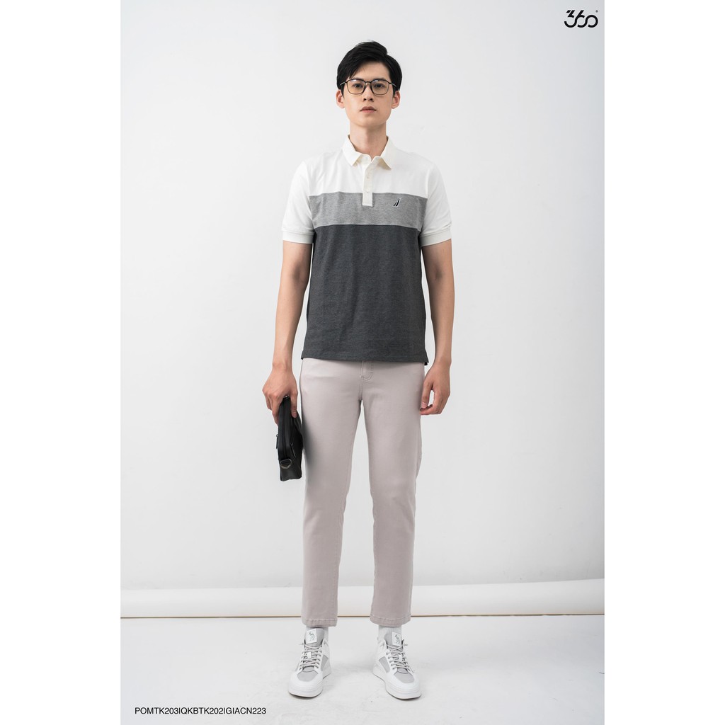 Áo polo nam local brand 360 BOUTIQUE chất liệu cao cấp - POMTK203 | BigBuy360 - bigbuy360.vn