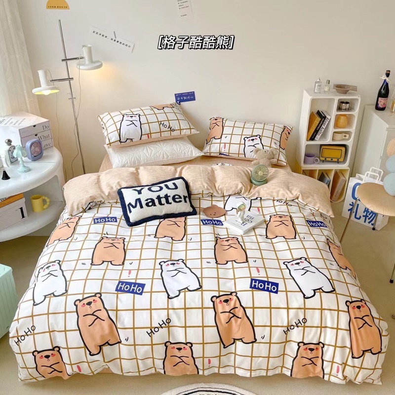 Bộ Chăn Ga Gối Cotton living Nhập Khẩu Hàn Quốc