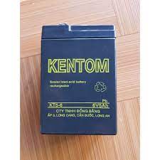Bình acquy 6v 5Ah Kentom - ắc quy 6v khô cho xe điện trẻ em ,đèn khẩn cấp,quạt sạc