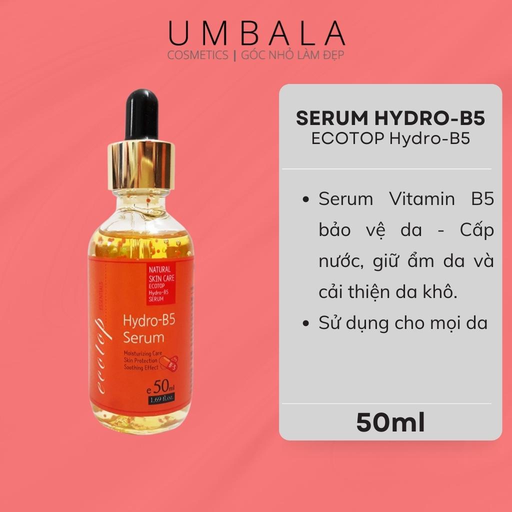 Serum cấp nước và giữ ẩm Ecotop Hydro-B5 (50ml)