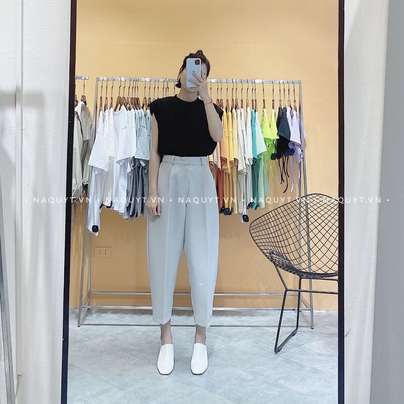Quần baggy vải lửng - Q0342 | BigBuy360 - bigbuy360.vn