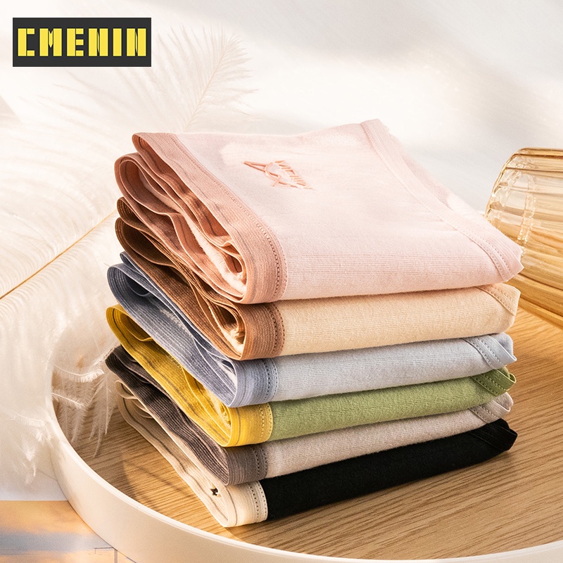 Bộ 4 Quần Lót Cotton Thoáng Khí Kháng Khuẩn Quyến Rũ Dành Cho Nữ 4Mm2406