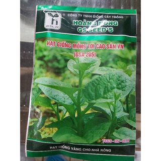 hạt giống mồng tơi cao sản 50gr