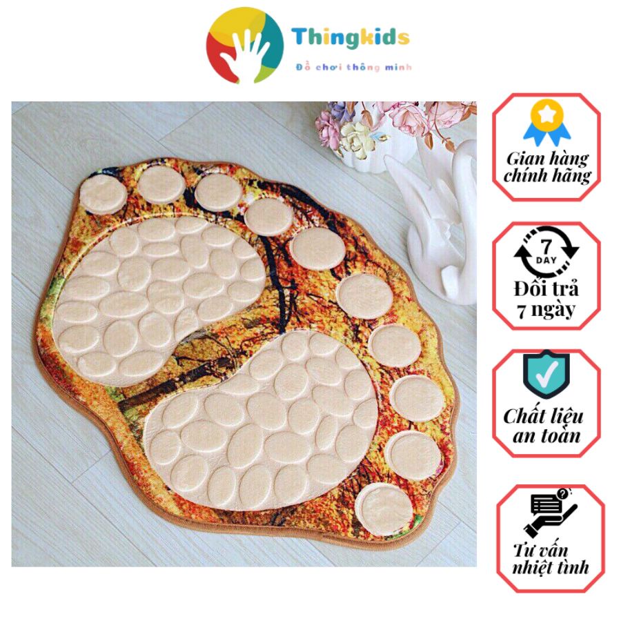 Thảm trang trí phòng, chống trơn chống thấm hình thù ngộ nghĩnh - Thingkids