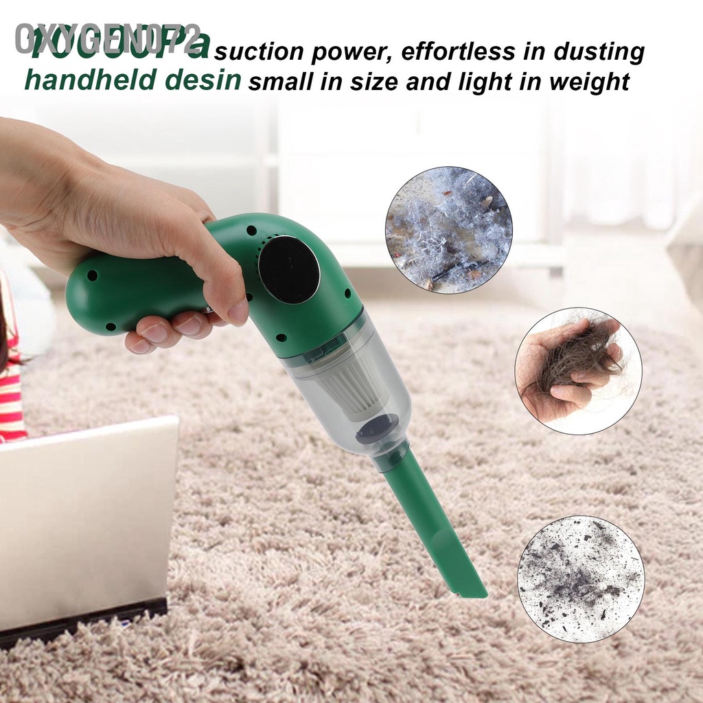 🥭 Oxygen072 MÁY HÚT BỤI CẦM TAY KHÔNG DÂY SIÊU MINI 50W  Sạc USB bắt cho gia đình trên ô tô