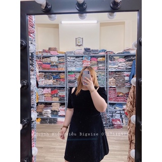 bigsize - ❤️🔱 ĐẦM KHOÉT VAI NHUNG 🔱❤️