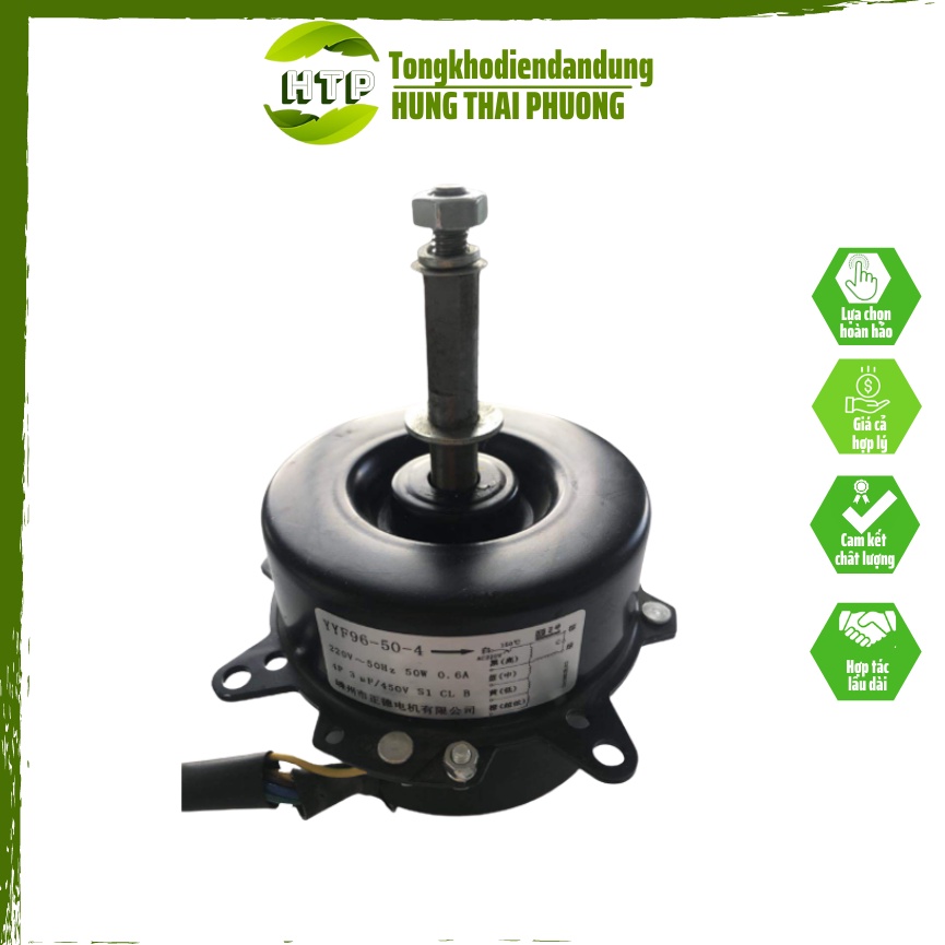 Mô tơ quạt hơi nước điều hòa motor quạt điều hòa hơi nước động cơ quạt điều hòa hơi nước công suất từ 50w đến 200 w