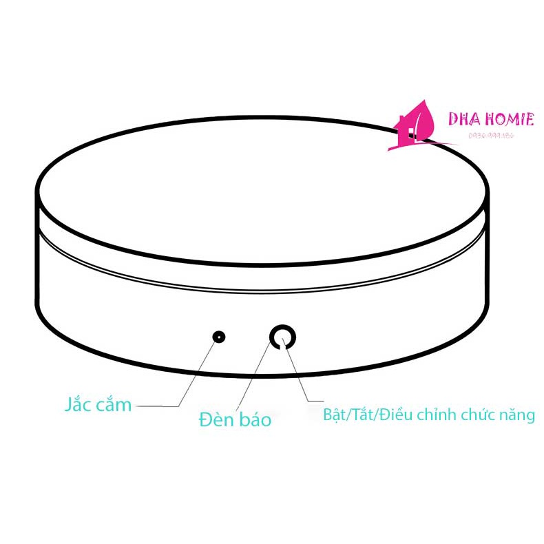 Đế xoay trưng bày sản phẩm chịu tải 80kg - Bảo hành chính hãng PULUZ - DHA HOMIE