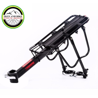 Baga xe đạp kẹp ống yên xếp cần bật - kèm cờ lê tháo mở