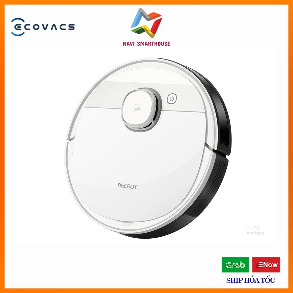 Robot hút bụi lau nhà Ecovacs Deebot T5 PLUS/ DN55 máy hút bụi lau sàn sạch thông minh bảo hành chính hãng trưng bày