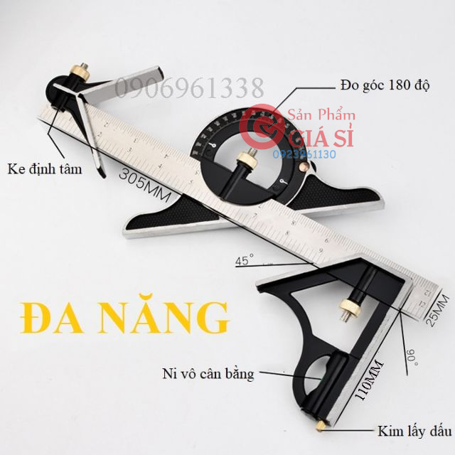 Thước đo góc thủy đa năng chất lượng cao ❤️freeship❤️