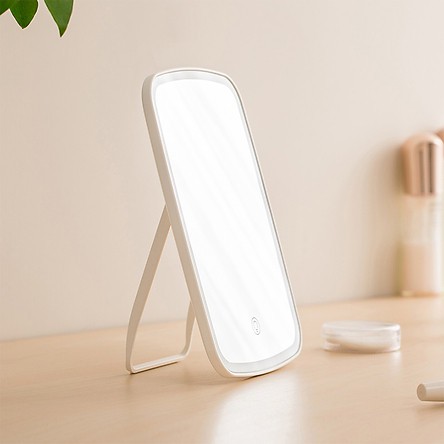 Gương trang điểm Xiaomi Mijia có đèn LED MJHZJ01-ZJ điều chỉnh ánh sáng để bàn cầm tay thông minh nặn mụn cute mini gập
