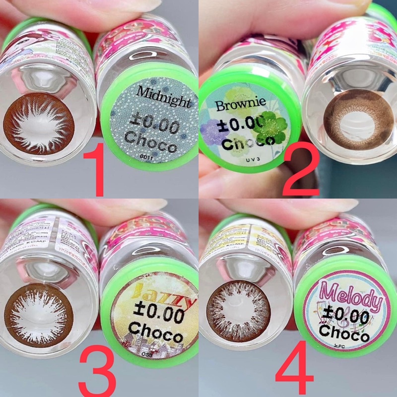 Các mẫu lens chocolate HOT size to_không độ (FREE SHIP)