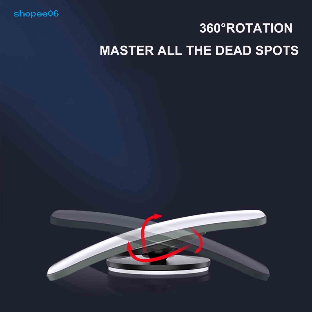 Set 2 Gương Chiếu Hậu Mini Góc Rộng 360 Độ Cho Xe Hơi