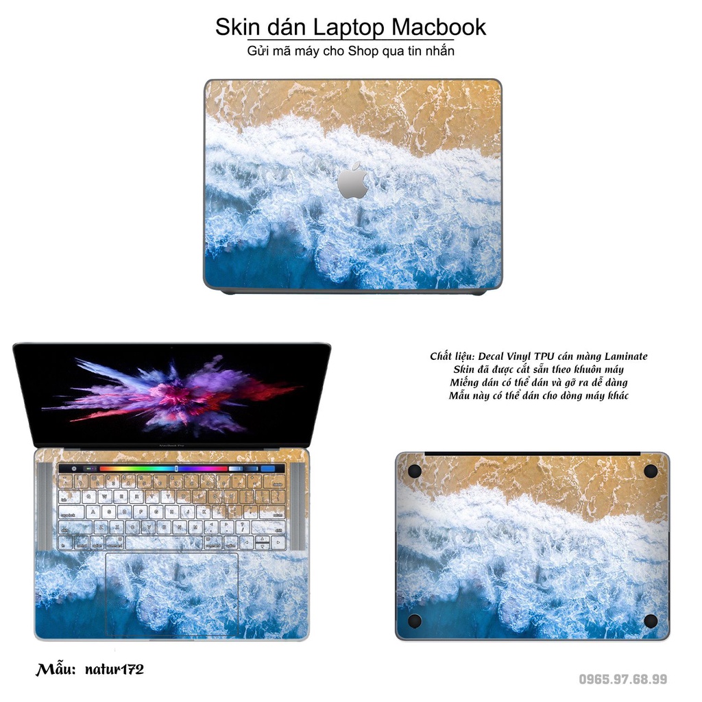 Skin dán Macbook mẫu thiên nhiên (đã cắt sẵn, inbox mã máy cho shop)