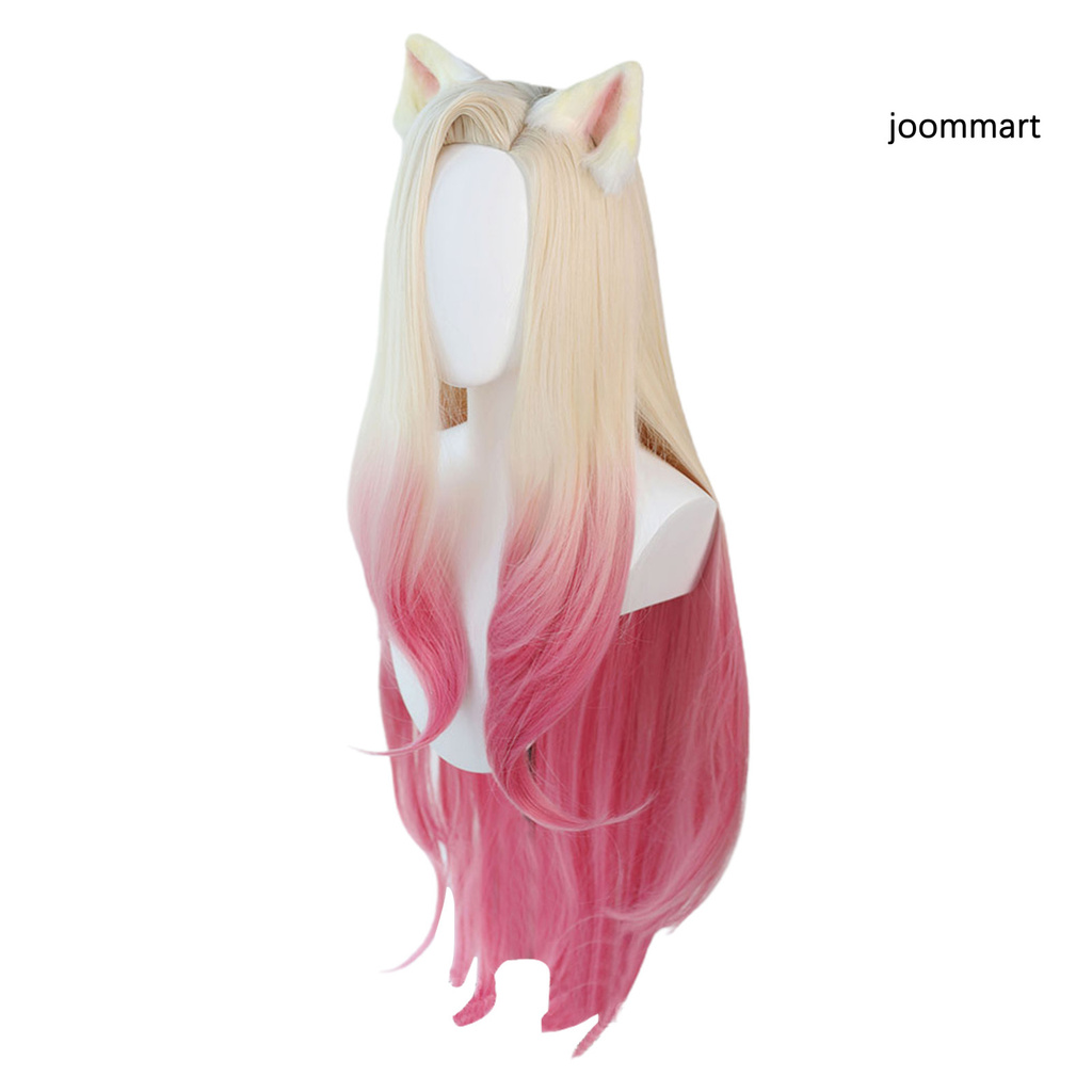 Tóc giả cosplay màu hồng kiểu dáng thời trang