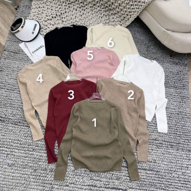 Áo len tăm dài tay hàng QC - AnnaShop