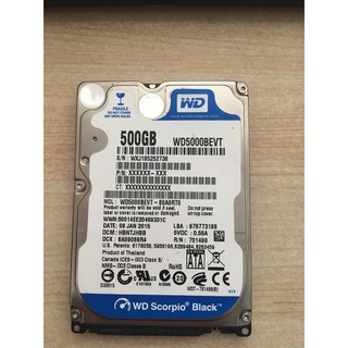 Ổ cứng laptop 500gb
