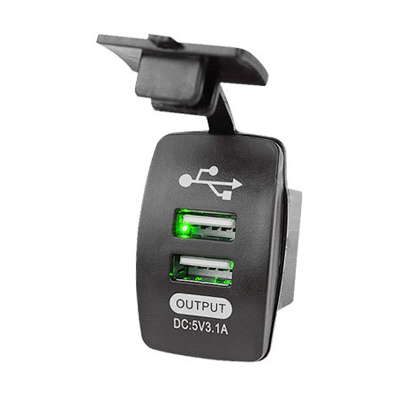 Ổ Cắm Sạc Hai Cổng USB 5V 3.1A Cho Xe Hơi SUV